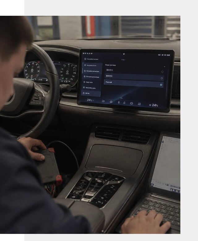 Русификация автомобиля BYD HAN для эксплуатации в Гагарине